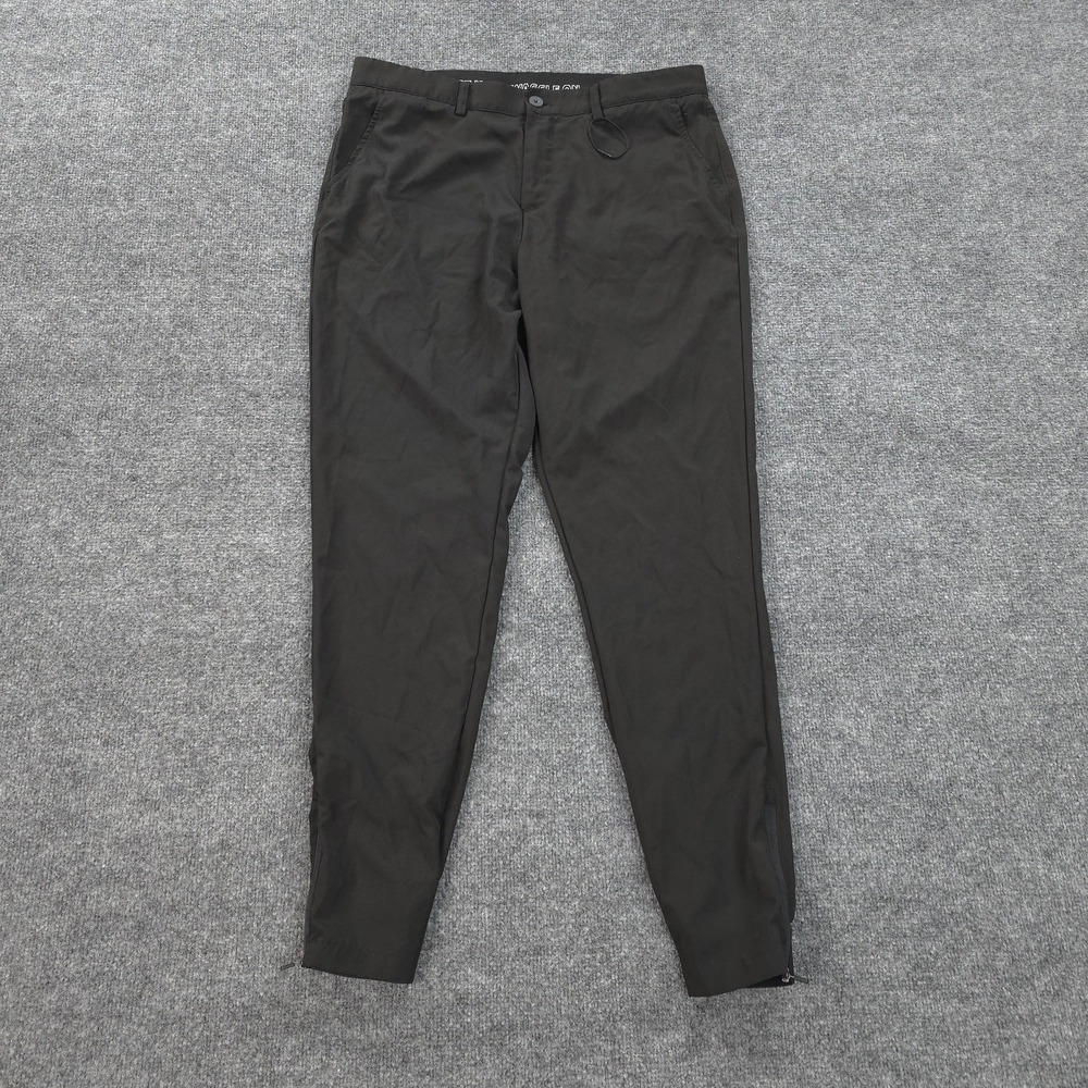 Waggle Pants Mens 34x31 Black Greenside Joggers Stretch Performance Golf Run